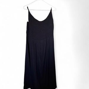 ASOS Curve Black Midi Dress